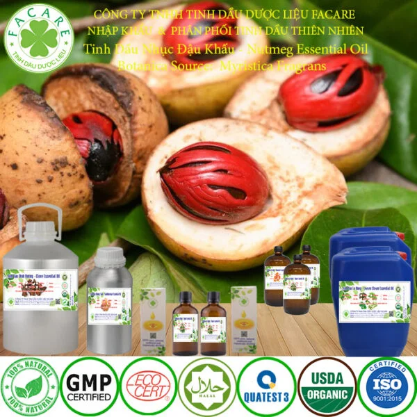 tinh dầu nhục đậu khấu nguyên chất