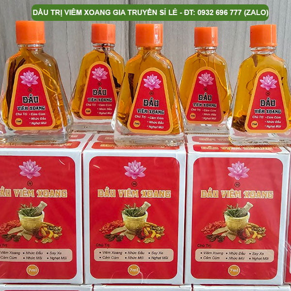 dầu viêm xoang chính hãng hàng công ty